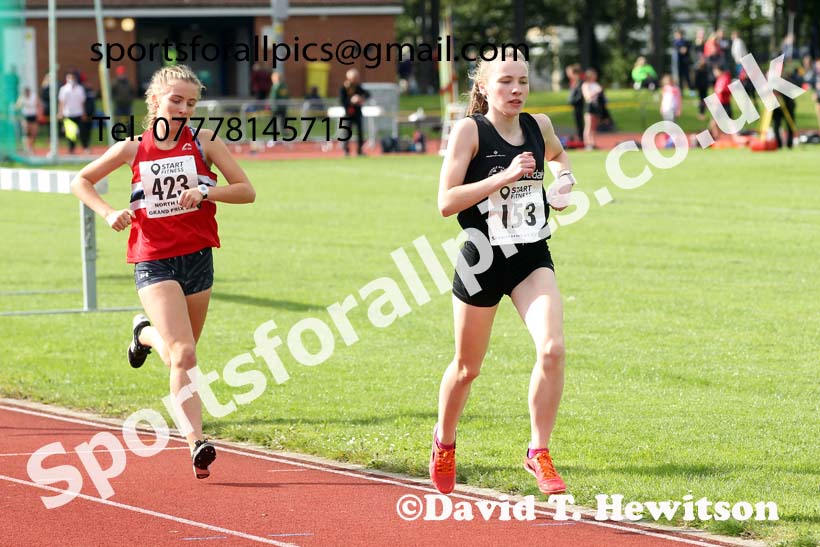 3000 metres, NECAA Open Meeting, Morpeth, Sunday, September 27th. David T. Hewitson/Sports for All Pics